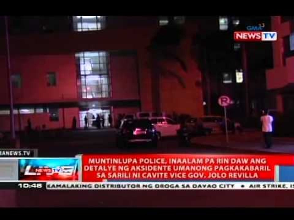 Police, inaalam pa ang detalye sa pagkabaril sa sarili ni Vice Gov. Jolo Revilla