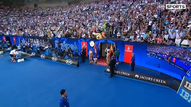 Federer beats Nadal in epic - Video - Australian Open Final 2017