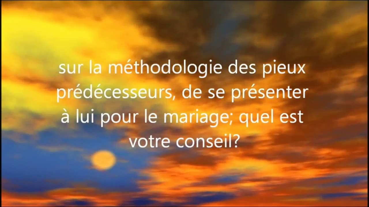 Une soeur peut elle demander en mariage un homme -- Sheikh Zayd Al-Madkhâli