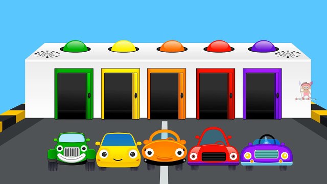 Learn Colors Cars Video For Children Kids And Toddlers | Animated Cars Cartoons For Babies