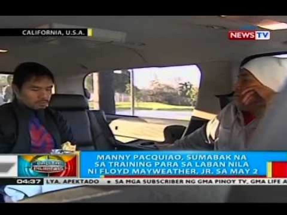 BP: Pacquiao, sumabak na sa training para sa laban nila ni Mayweather
