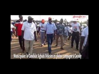 Municipales à Cocody: le candidat Agbahi en campagne