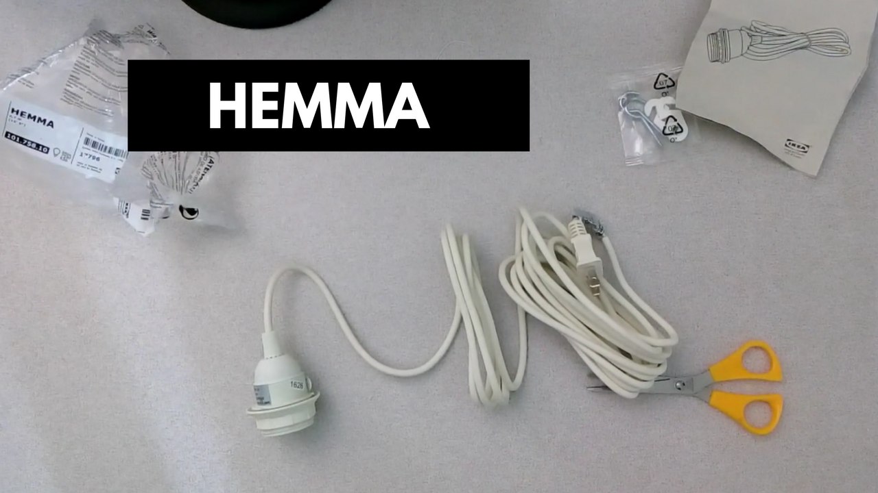 IKEA HEMMA Light Cord Set