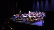 L'orchestre à vent junior du conservatoire reprend le French cancan