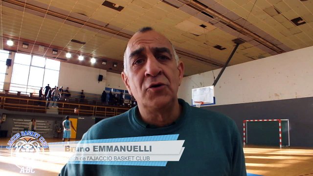 AJACCIO BASKET CLUB : Bruno interview d'après match