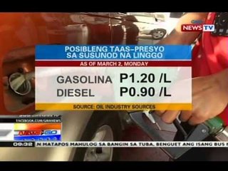 NTG: Oil price hike, posibleng ipatupad ulit sa susunod na linggo