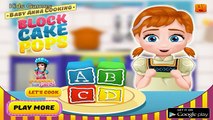 ABC Frozen - Baby Anna Cooking Alphabet Block Cakes