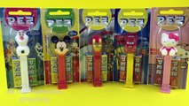 Mickey Mouse Disney Cars Iron man Olaf Hello Kitty Pez Candy Dispensers