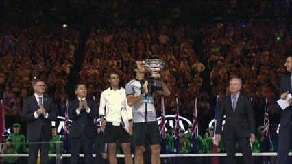Open d'Australie 2017 - Roger Federer : "Je n'ai pas de mot, c'est fou !"