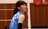 【ﾊﾞﾚｰﾎﾞｰﾙVﾁｬﾚﾝｼﾞﾘｰｸﾞⅠ女子2016-2017】平谷里奈選手(Rina Hiratani)KUROBEｱｸｱﾌｪｱﾘｰｽﾞ2017.1.14柏市中央体育館
