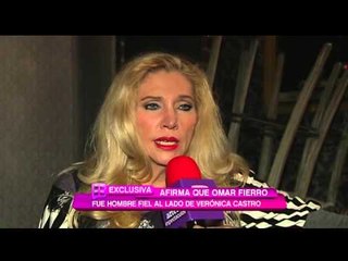 Verónica Castro dejó a Omar Fierro por infiel