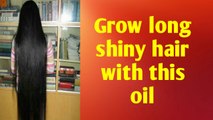 Grow long hair with effective oil - thick shiny and long hair