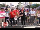 24Oras: Dindong Dantes, naglakad nang naka-high heels bilang suporta sa Women's Rights