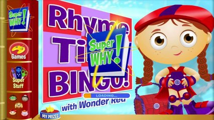 Super Why! - Reds Rhyming Bingo - Super Why Games