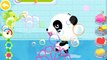 Baby pandas Bath Time l Cute Animals, bath toys and bubbles
