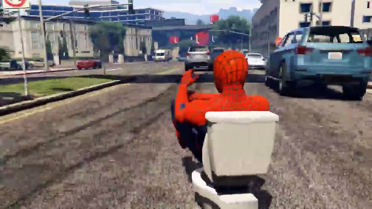 Spiderman in Trouble! Cars For Kids Spiderman Cartoon & Children Nursery Rhymes