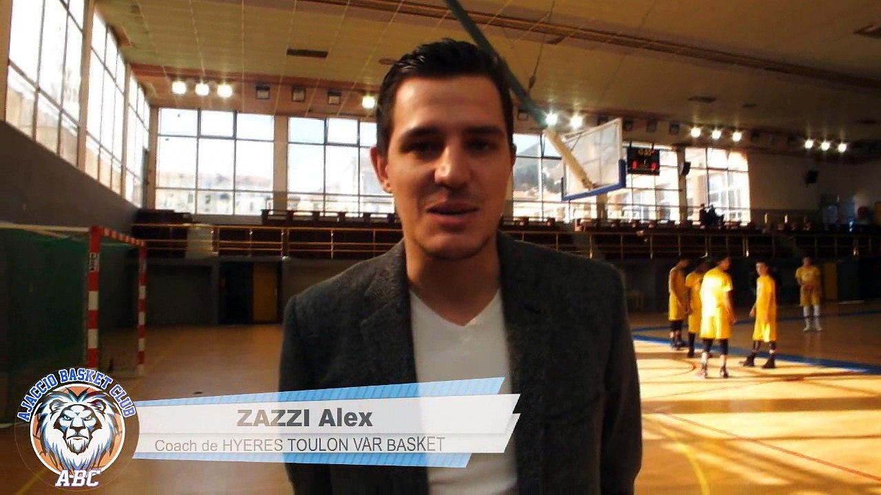 AJACCIO BASKET CLUB : Interview coach HTV Alex. ZAZZI