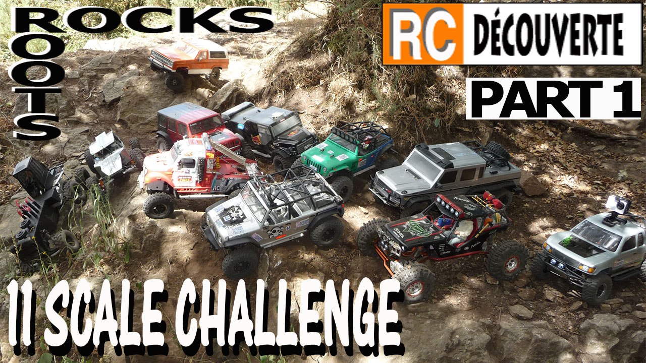 11 Rc Scale Crawl Challenge sur Rochers Racines Gorges Clisson France PART 1