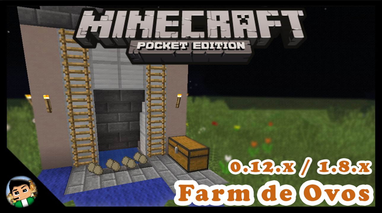 FARM DE OVOS - Minecraft PE/PC Tutorias #02 | AlexMine8080
