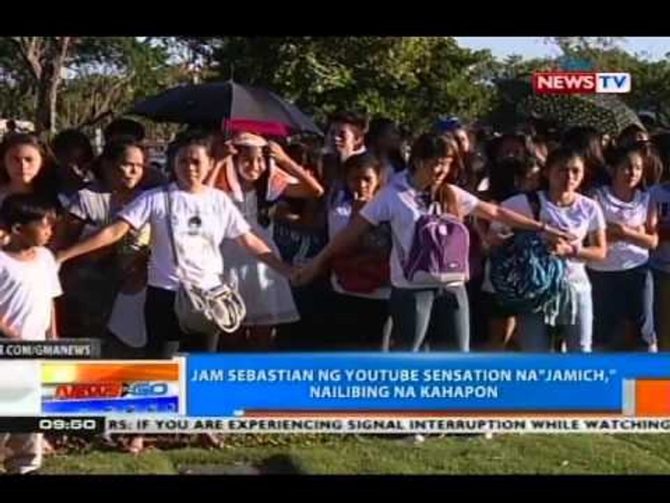 NTG: Jam Sebastian ng YouTube sensation na 'Jamich,' nailibing na kahapon