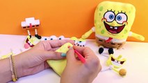 Play Doh Spongebob Squarepants Playset Mold Sponge Nickelodeon Playdough Bob Esponja Plastilina