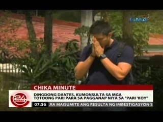 24 Oras: Dingdong Dantes, kumonsulta sa mga totoong pari para sa pagganap niya sa "Pari 'Koy"
