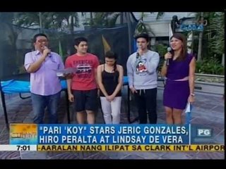 'Pari 'koy' stars take UH trampoline challenge! | Unang Hirit