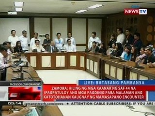 Press conference ng house minority kasama ang ilang biyuda ng SAF 44