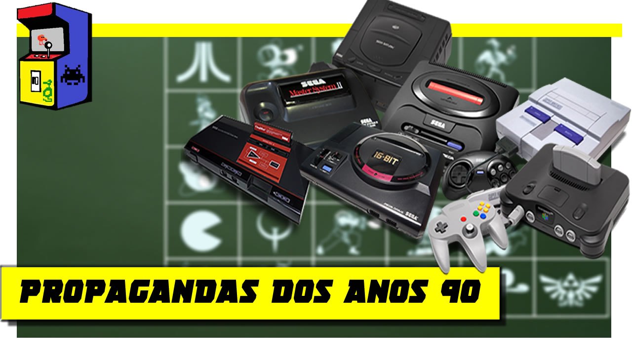 AS PROPAGANDAS DE VIDEO GAMES DOS ANOS 90 - Comerciais Brasileiros