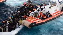 Imagens dramáticas do resgate de migrantes