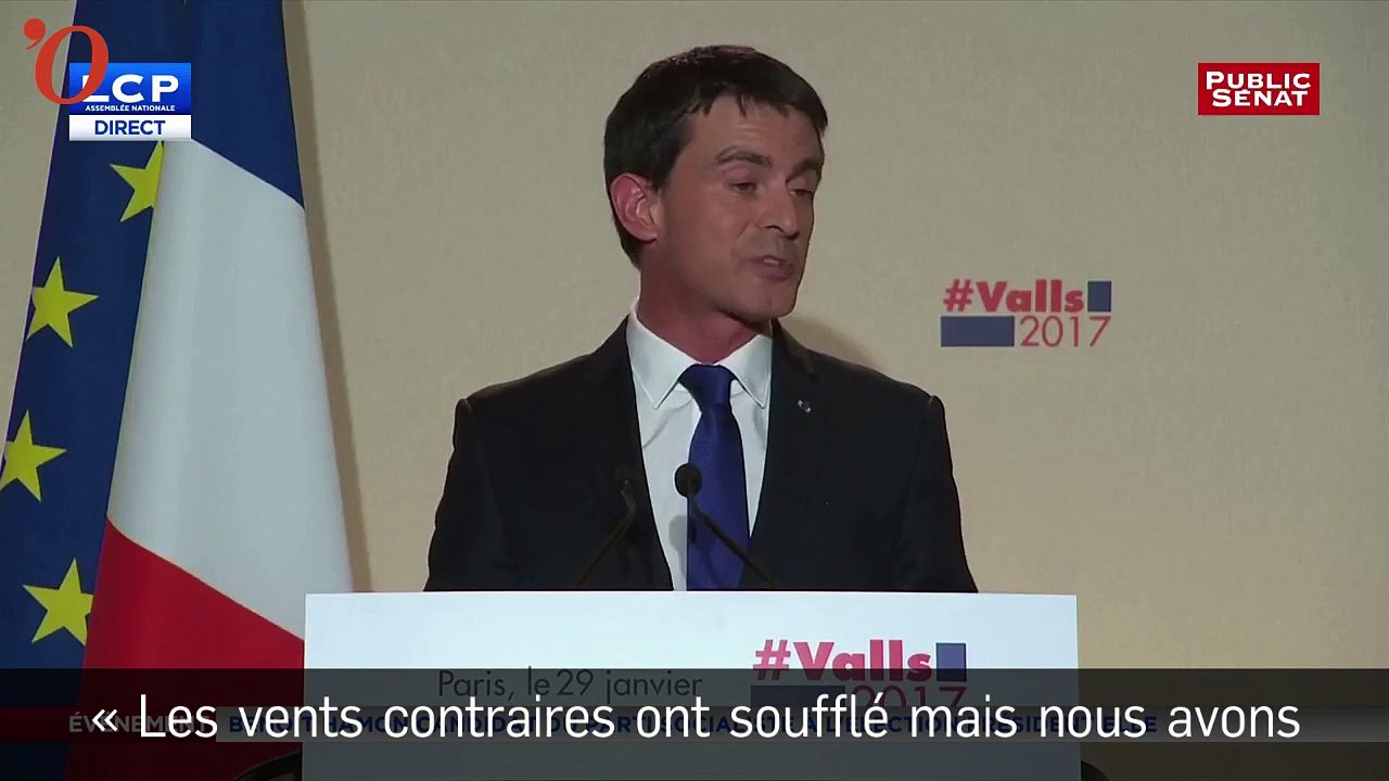 Primaire de la gauche : le discours de Manuel Valls