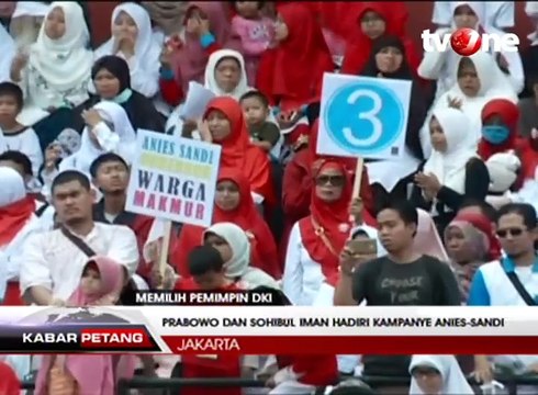 Anies-Sandi Gelar Kampanye Akbar di Delapan Tempat