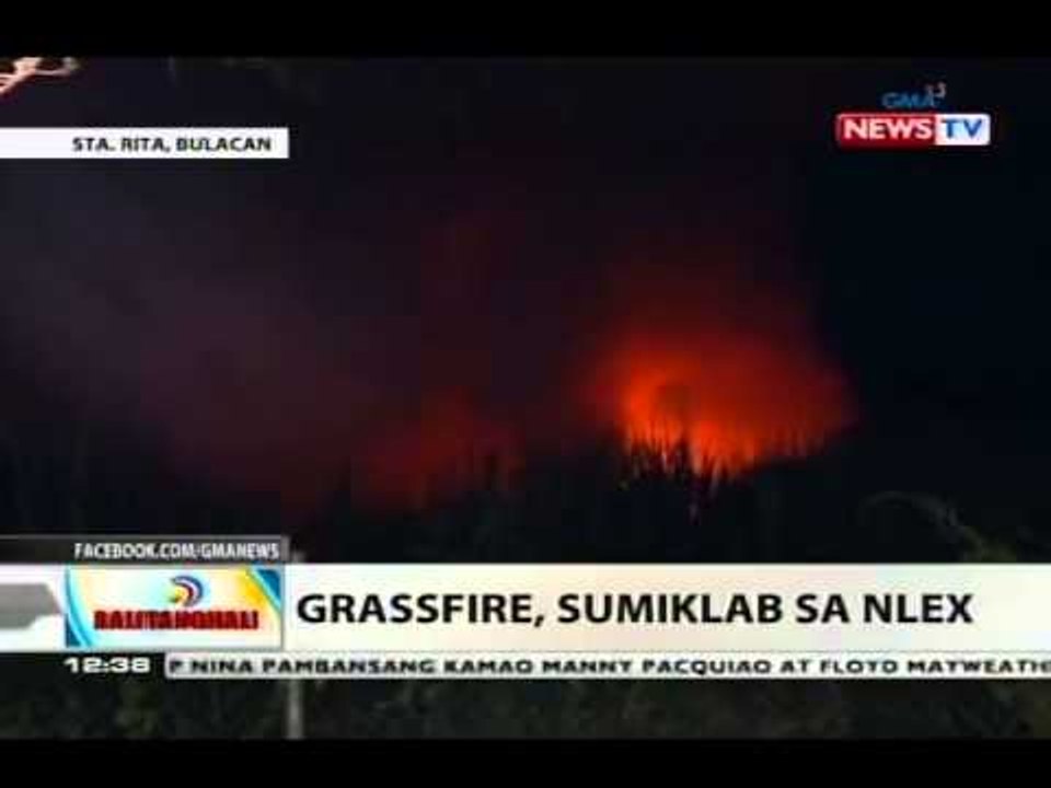 BT: Grass fire, sumiklab sa NLEX