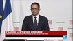 France Left Primary: Benoît Hamon addresses supporters after election win