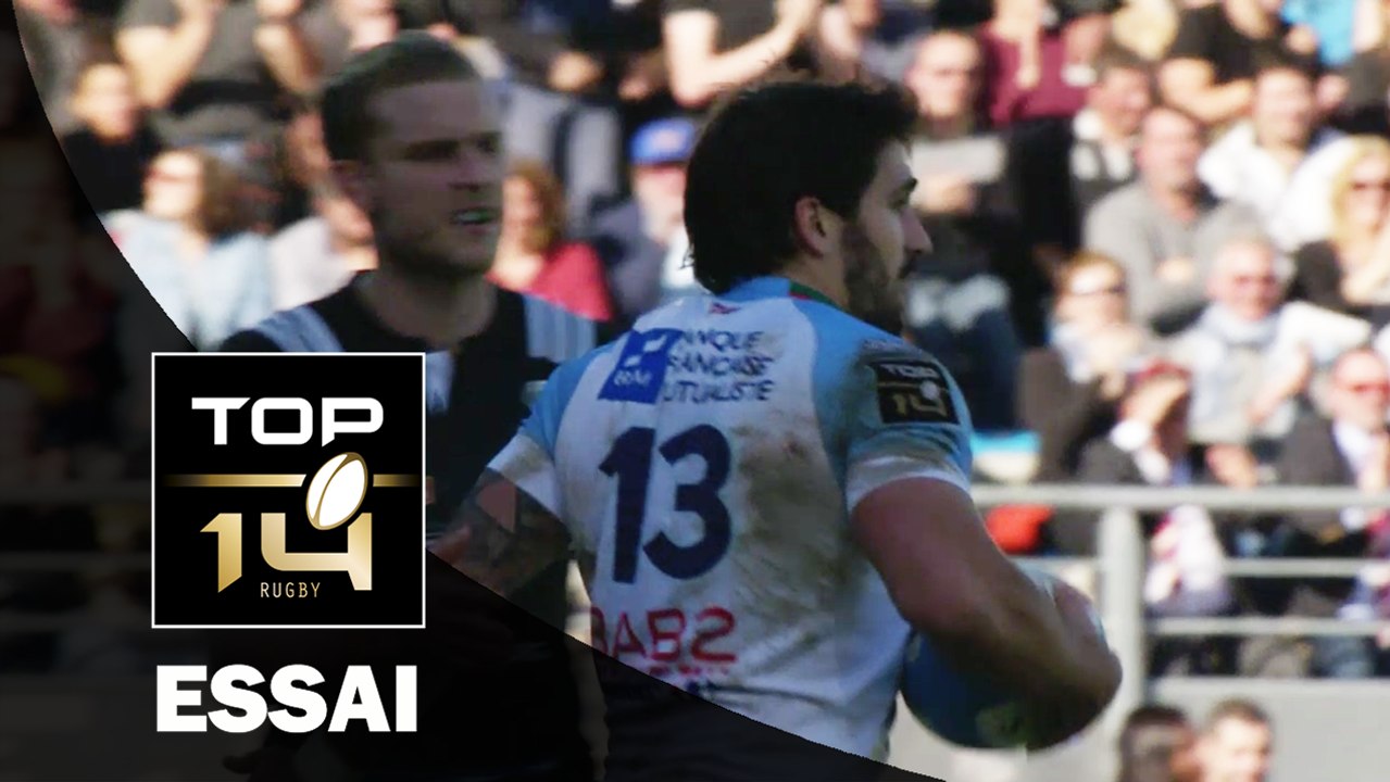 TOP 14 ‐ Essai Félix LE BOURHIS (AB) – Bayonne-Brive – J17 – Saison 2016/2017