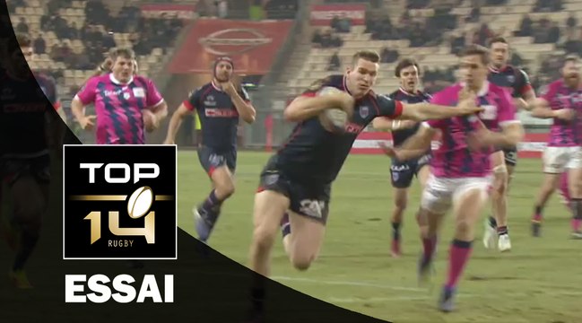 TOP 14 ‐ Essai Chris FARRELL (FCG) – Grenoble-Paris – J17 – Saison 2016/2017