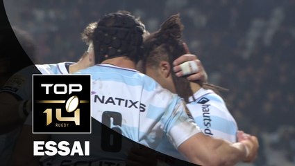 TOP 14 ‐ Essai Teddy THOMAS (R92) – Lyon-Racing 92 – J17 – Saison 2016/2017