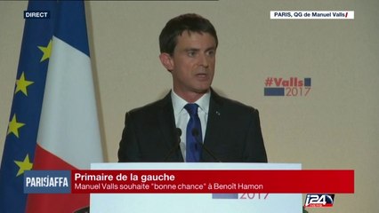 Discours de Manuel Valls, après sa défaite