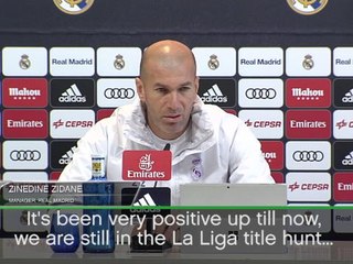 Zidane seeing positives despite recent Real blip