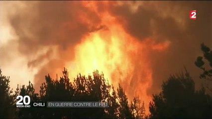 Chili : en guerre contre des incendies très violents
