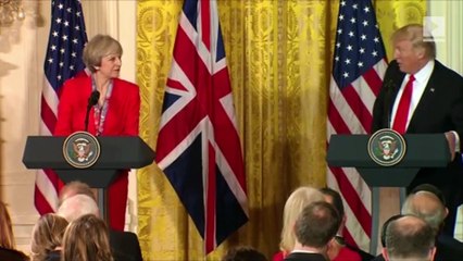 Highlights: Trump and May talk Russia, Brexit and waterboarding