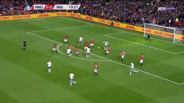 Manchester United 4 - 0 Wigan All Goals and Short Highlights in HD