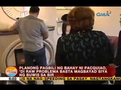 UB: Planong pagbili ng bahay ni Pacquiao sa US, 'di raw problema basta magbayad ng buwis sa BIR