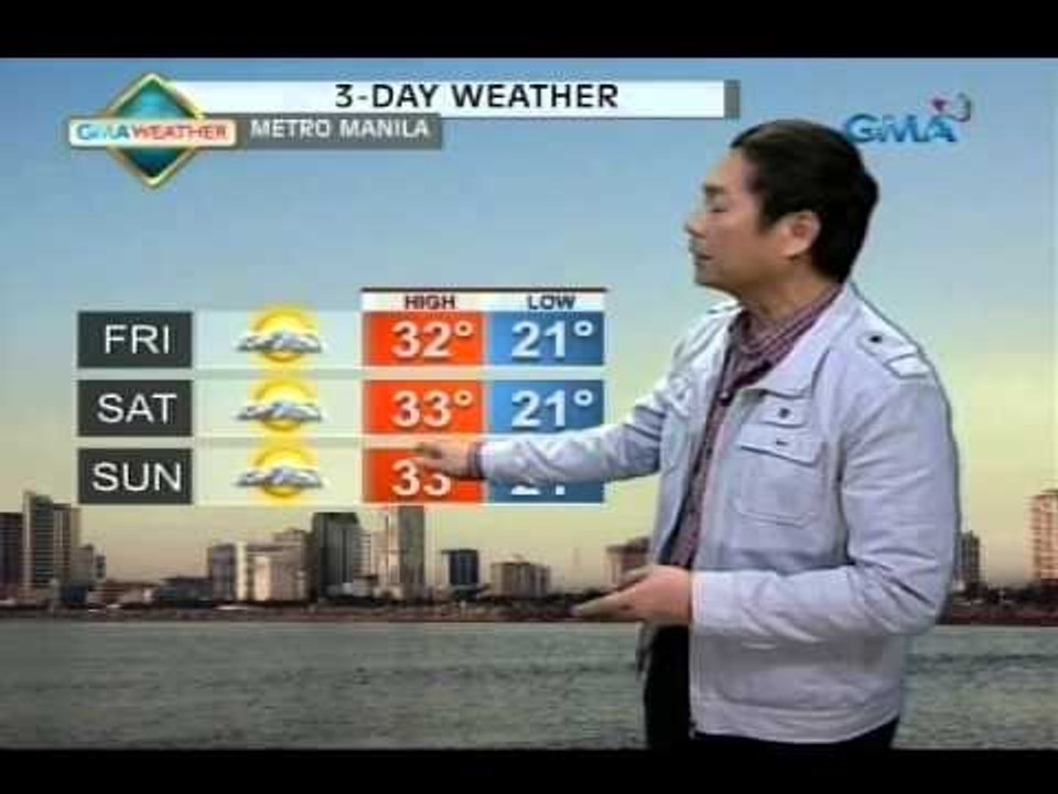 UH: Maayos na panahon, asahan sa Metro Manila ngayong Biyernes