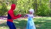 Spiderman & Elsa vs Vampire: Elsa becomes vampire + Elsa Mermaid vs Joker
