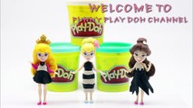 Play Doh Disney Princesses Belle Cinderella Ariel Aurora from Dresses