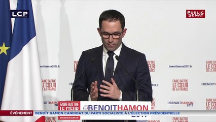 Le discours de Benoît Hamon