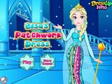 Elsas Patchwork Dress: Disney princess Frozen - Game for Little Girls