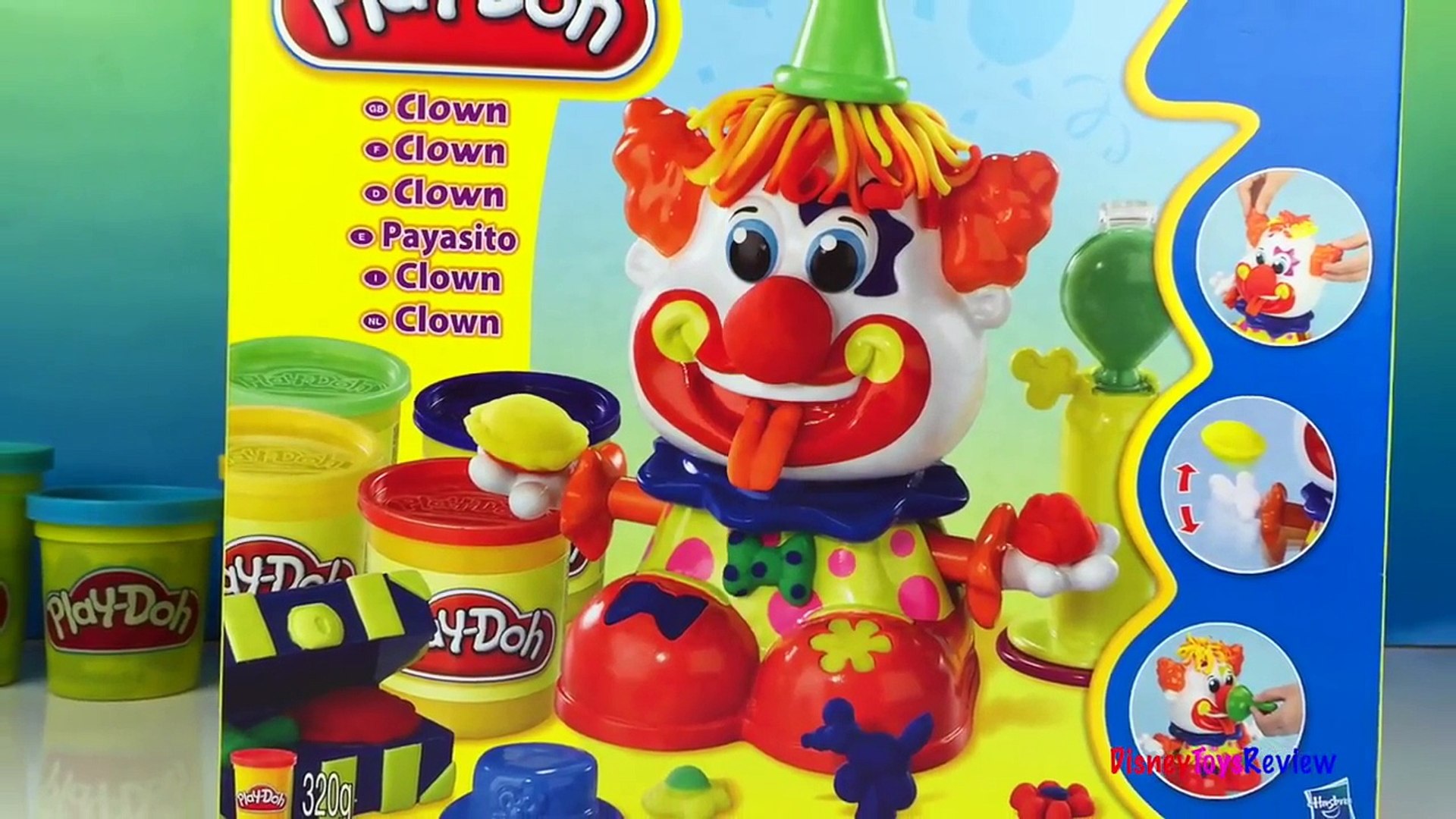play doh clown