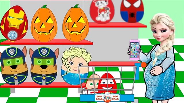 Marmaid Water Pool Surprise Eggs 2016 IronMan Pumpkin Marshall Batman Ocean Toys For Kids Video